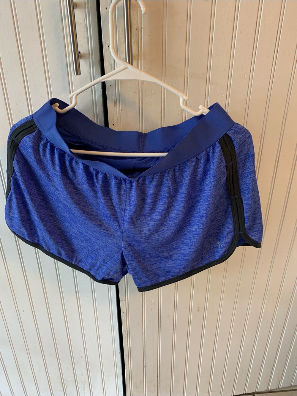 Danskin Now Royal Blue Athletic Shorts with Black Trim